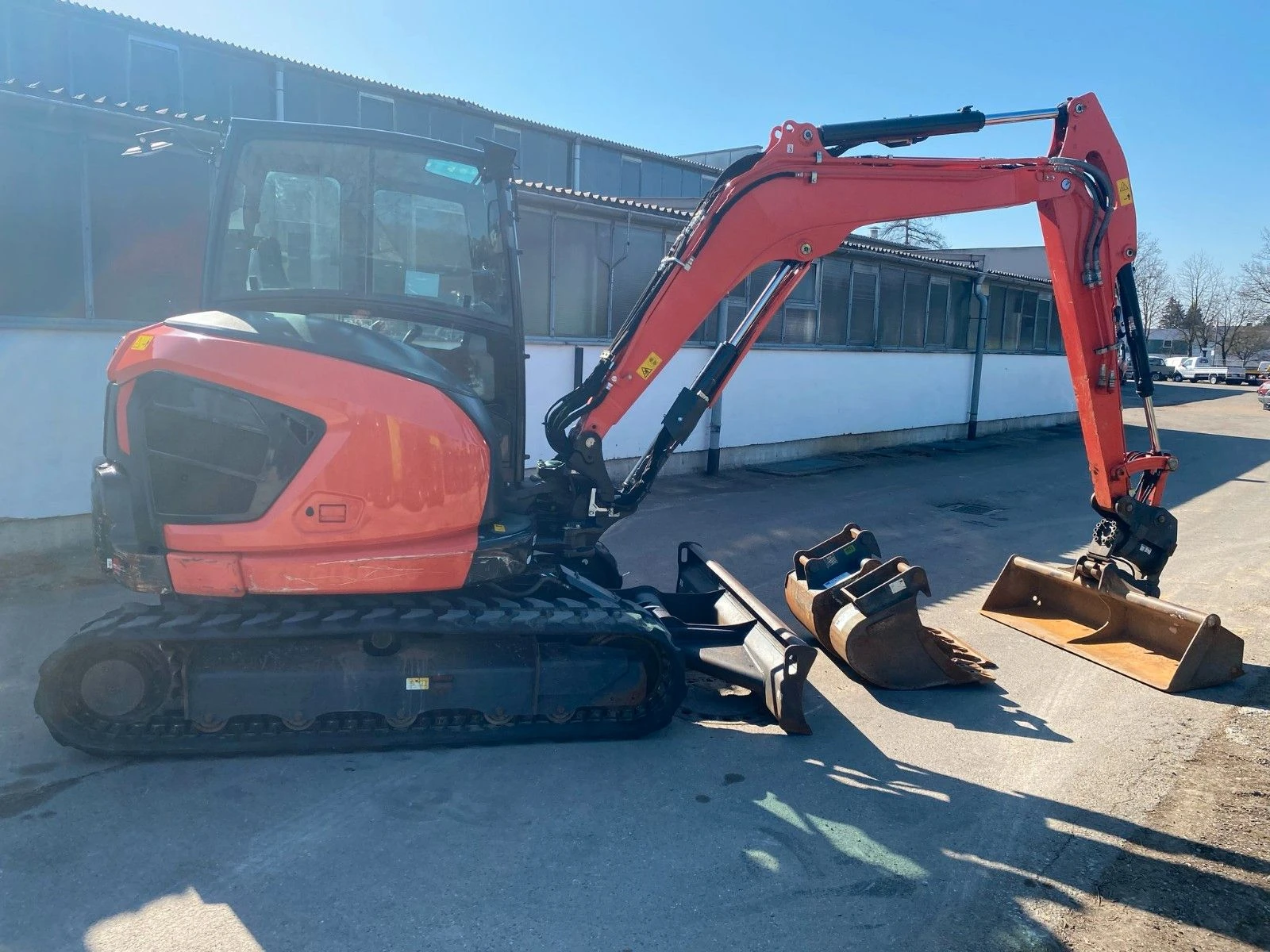 Багер Kubota Kubota KX060-5, снимка 7 - Индустриална техника - 55443626