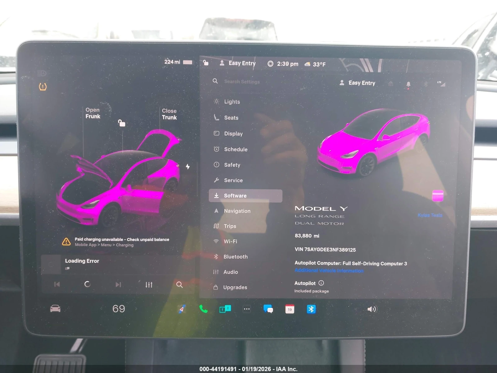Tesla Model Y Long Range Dual Motor All-wheel Drive, снимка 9 - Автомобили и джипове - 54572750