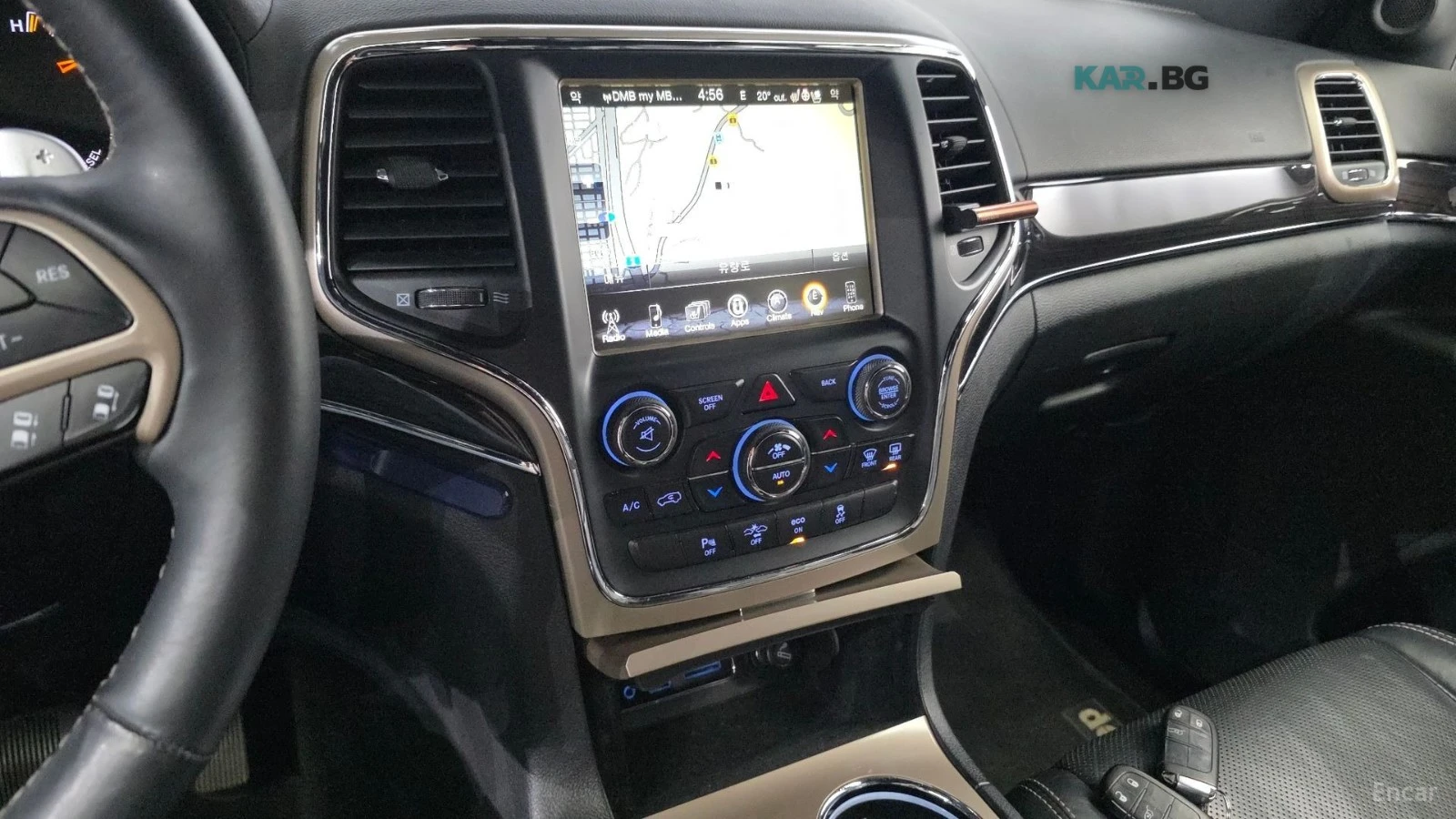 Jeep Cherokee OVERLAND / ОБДУХ / ПОДГРЕВИ / ДИСТРОНИК / ПАНОРАМА, снимка 14 - Автомобили и джипове - 54597327