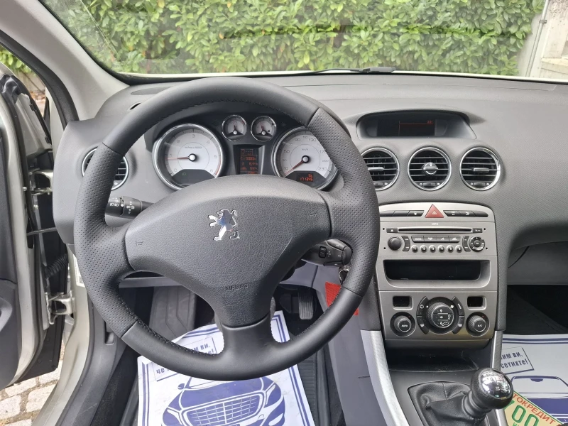 Peugeot 308 SW 1.6HDI-109к.с.ПАНОРАМА* 6ск.* 6+ 1* КЛИМАТРОНИК, снимка 12 - Автомобили и джипове - 51853060