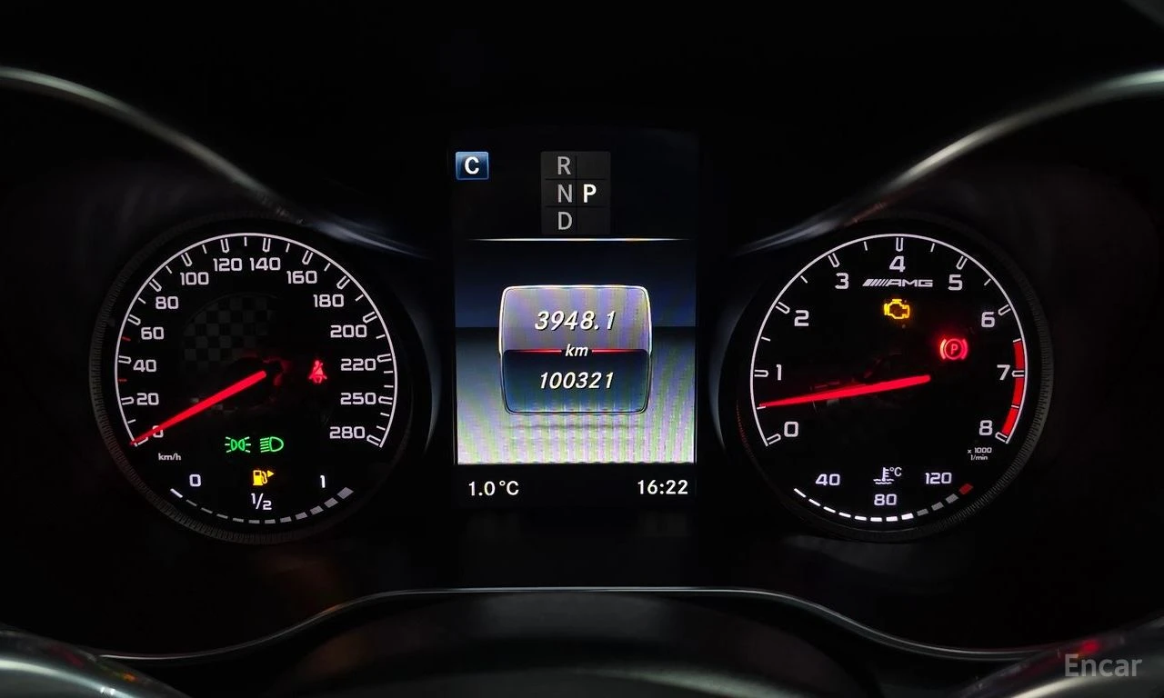 Mercedes-Benz C 43 AMG 4MATIC* BURMESTER* HUD* ПОДГРЕВ* SUNROOF* КАМЕРА* , снимка 7 - Автомобили и джипове - 54996549