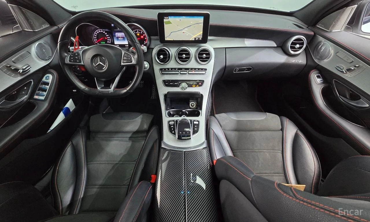 Mercedes-Benz C 43 AMG 4MATIC* BURMESTER* HUD* ПОДГРЕВ* SUNROOF* КАМЕРА* , снимка 6 - Автомобили и джипове - 54996549