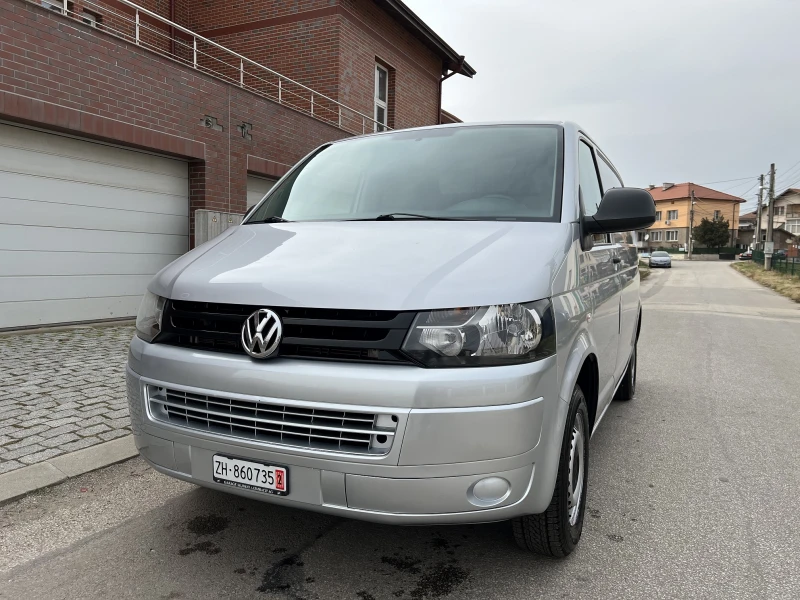 VW T5 2.0TDI-4X4-КЛИМАТИК-ТОВАРЕН-ШВЕЙЦАРИЯ, снимка 1 - Бусове и автобуси - 47750484