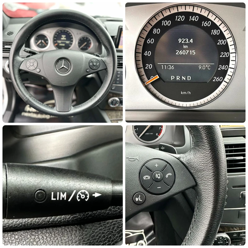 Mercedes-Benz C 350 3.5i 272HP 4MATIC NAVI КОЖА, снимка 13 - Автомобили и джипове - 52561556
