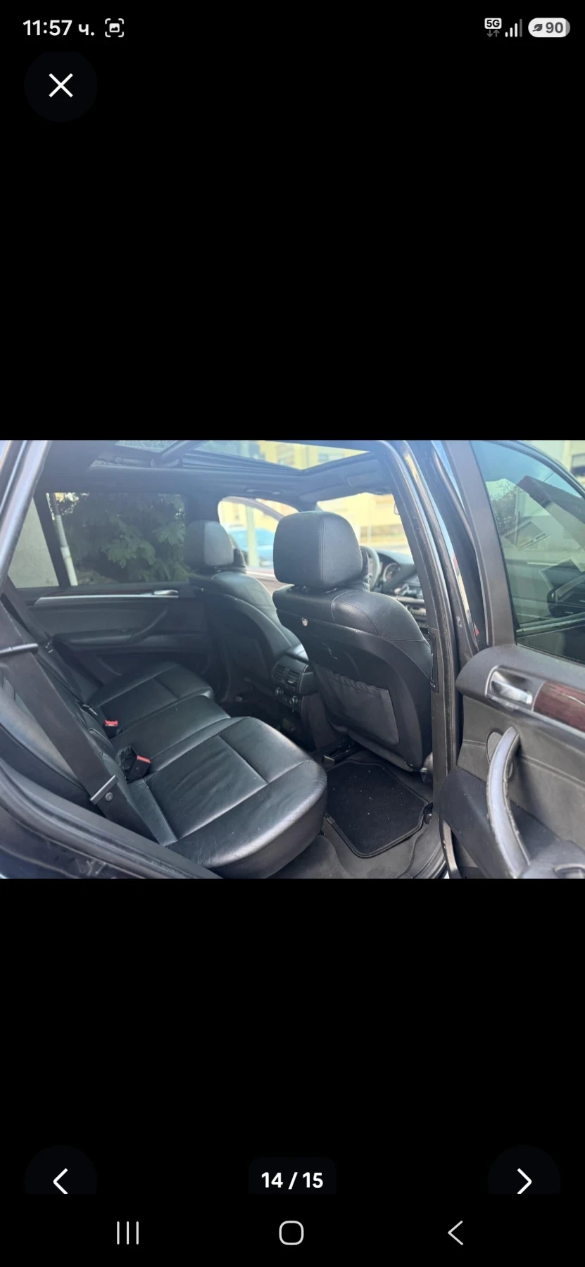 BMW X5 3.0D GERMANY PANORAMA RECARO 7 МЕСТА, снимка 13 - Автомобили и джипове - 55383505