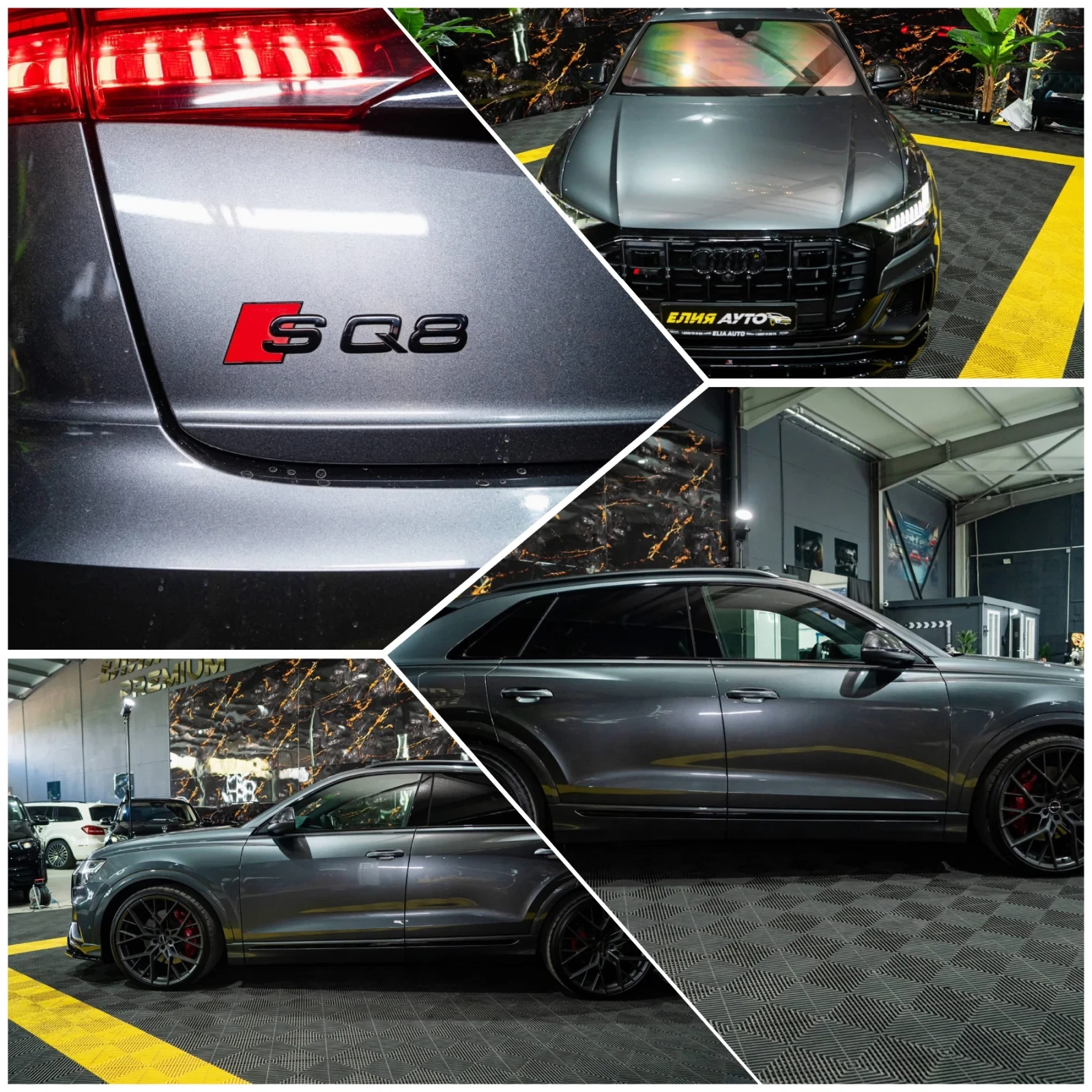 Audi SQ8 4.0D V8 MATRIX ПАНО B&O HUD ЛИЗИНГ 100% , снимка 17 - Автомобили и джипове - 55962359
