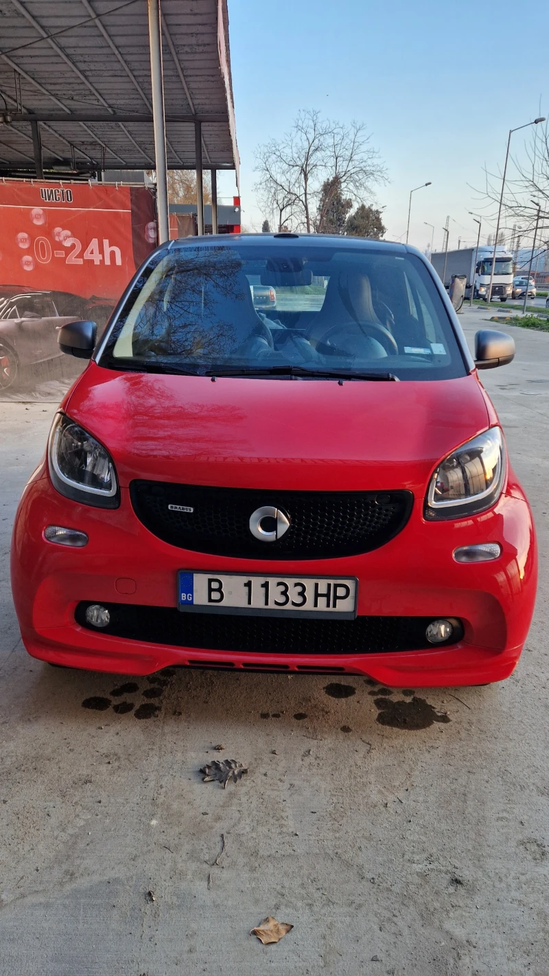 Smart Fortwo Brabus, снимка 1 - Автомобили и джипове - 48757736