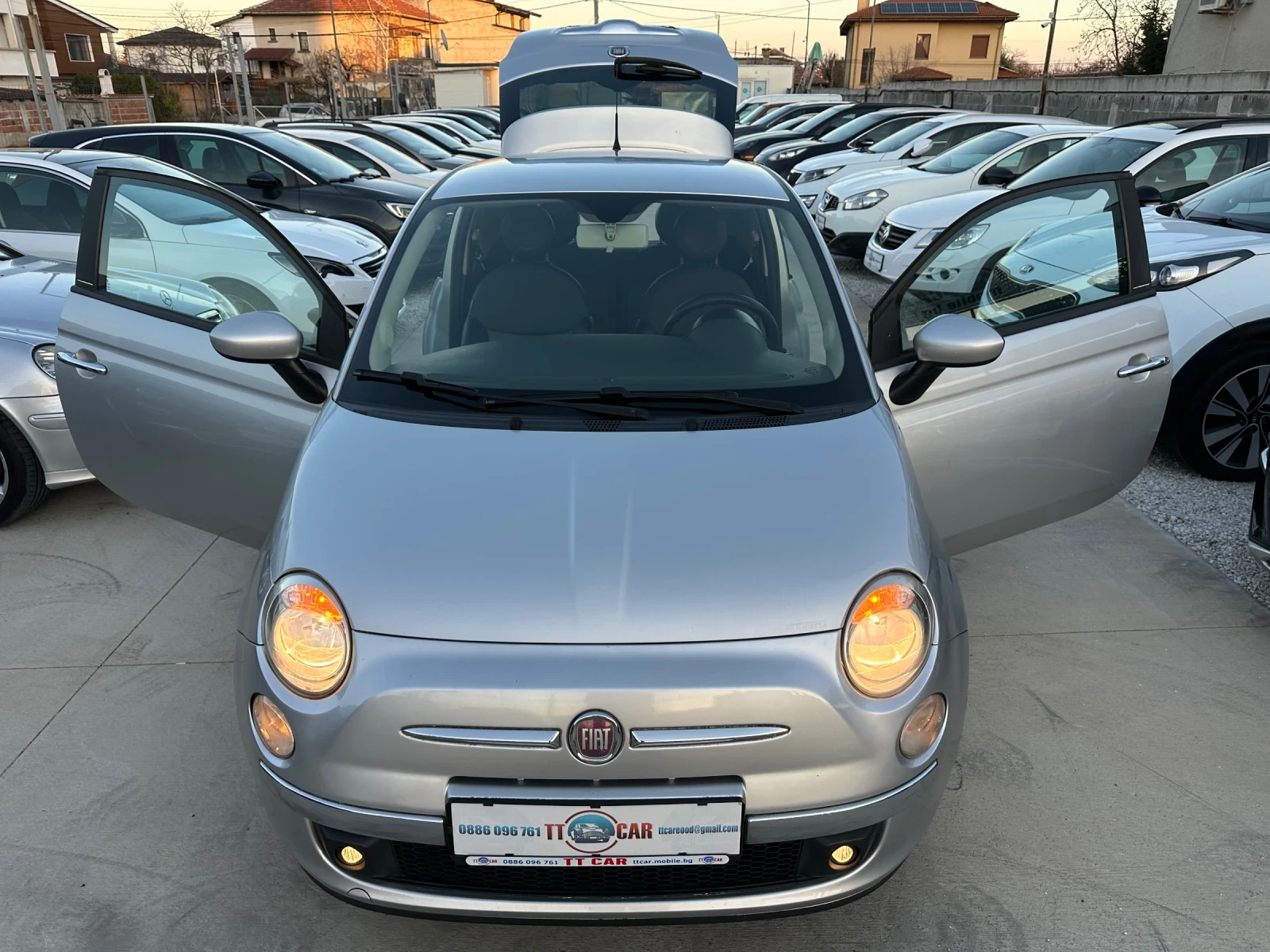 Fiat 500 1.2i Sport! Клима! Кожен салон! Лизинг! - изображение 9