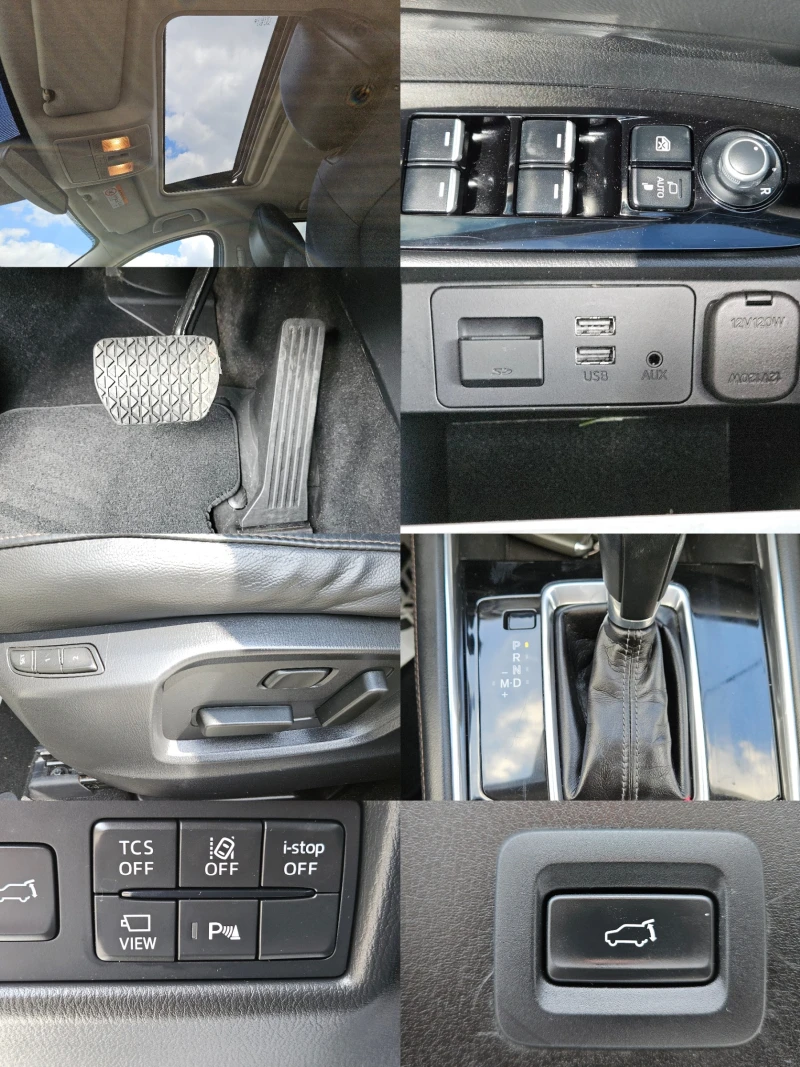 Mazda CX-5 2.2D-Skyactiv/184k/HEAD-UP/LED/КАМЕРА/ПОДГРЕВ/NAVI, снимка 14 - Автомобили и джипове - 53108770
