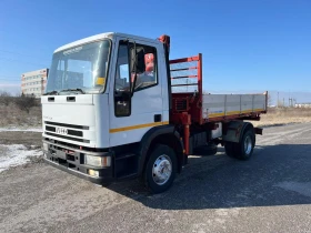 Iveco Eurocargo 120Е18 ТРИСТРАНЕН САМОСВАЛ С КРАН ПЕРФЕКТЕН, снимка 1