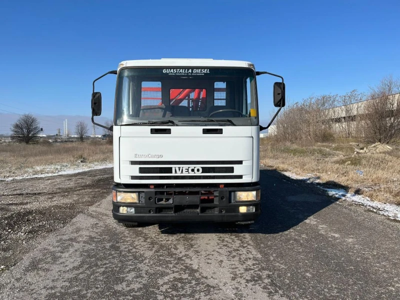 Iveco Eurocargo 120Е18 ТРИСТРАНЕН САМОСВАЛ С КРАН ПЕРФЕКТЕН, снимка 17 - Камиони - 53135850