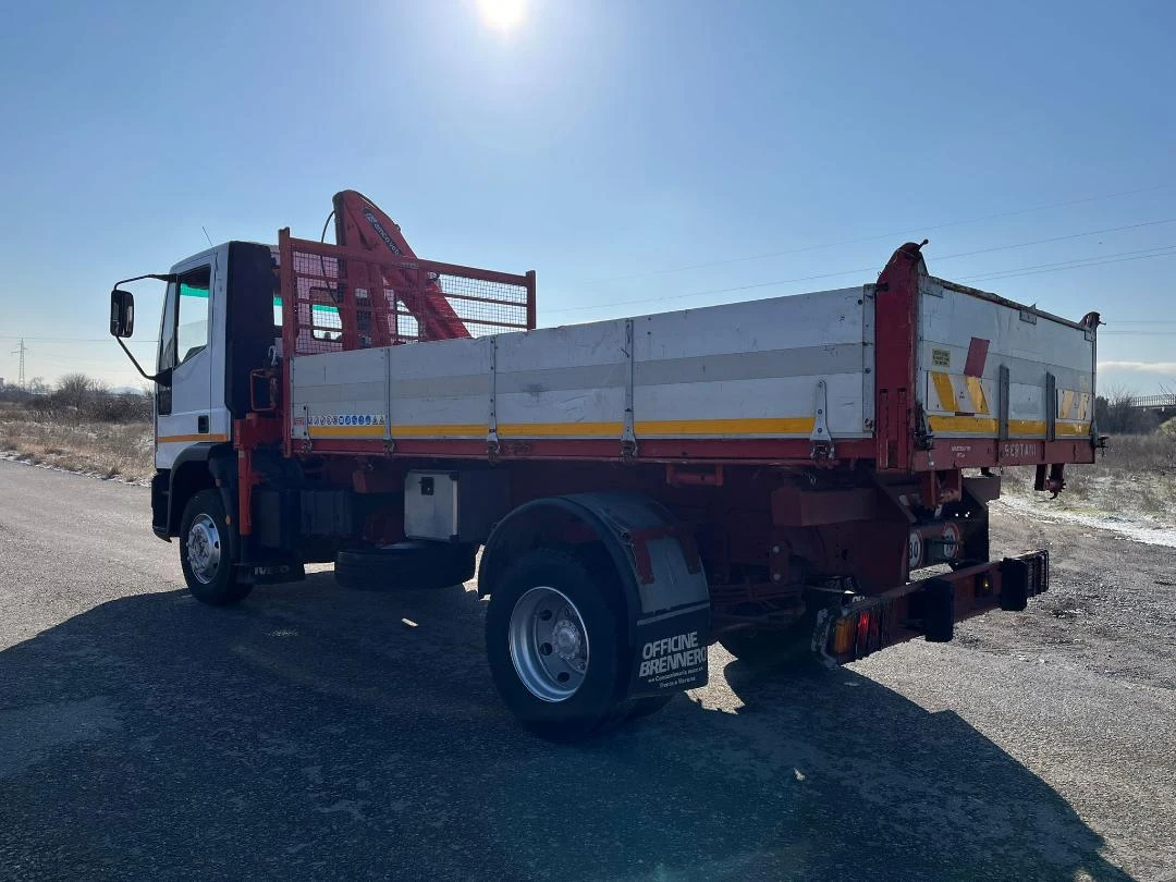 Iveco Eurocargo 120Е18 ТРИСТРАНЕН САМОСВАЛ С КРАН ПЕРФЕКТЕН - изображение 3