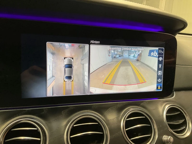 Mercedes-Benz E 400 d 4M AMG Line Designo/360/Head-up/Сервизна история, снимка 6 - Автомобили и джипове - 53198357