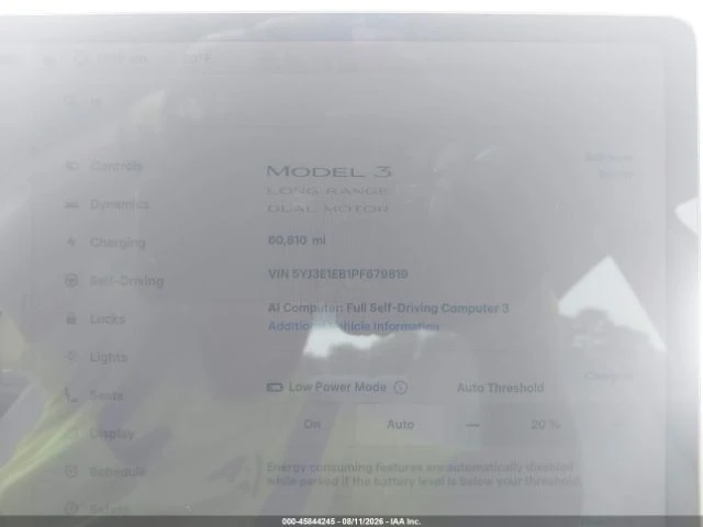 Tesla Model 3 LONG RANGE DUAL MOTOR 4X4, снимка 16 - Автомобили и джипове - 56622071
