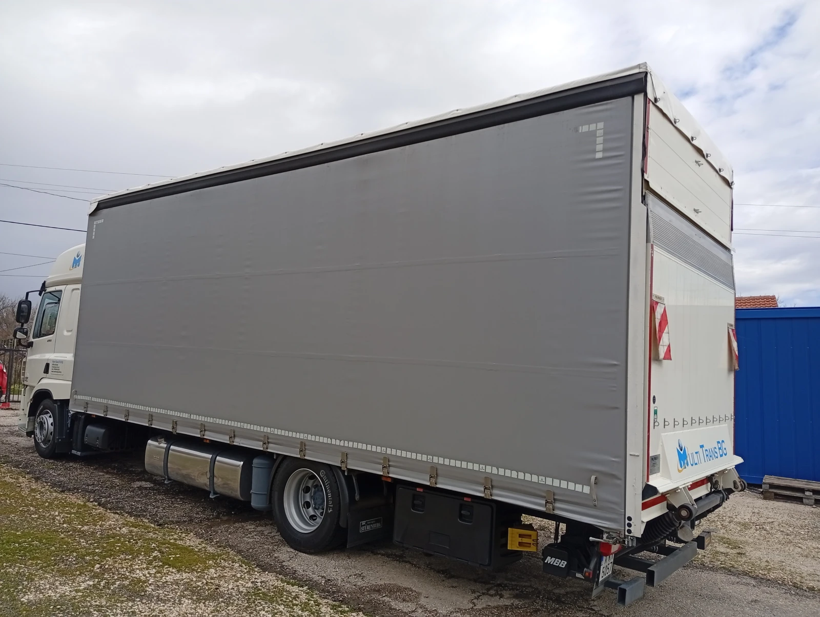 Daf CF Euro 6 , Д-8.15m., В-3m, падащ борд, снимка 6 - Камиони - 54030299