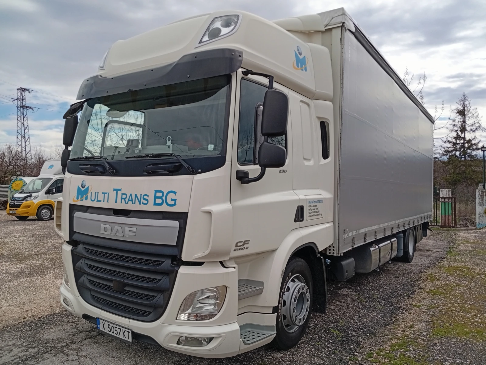 Daf CF Euro 6 , Д-8.15m., В-3m, падащ борд, снимка 3 - Камиони - 54030299