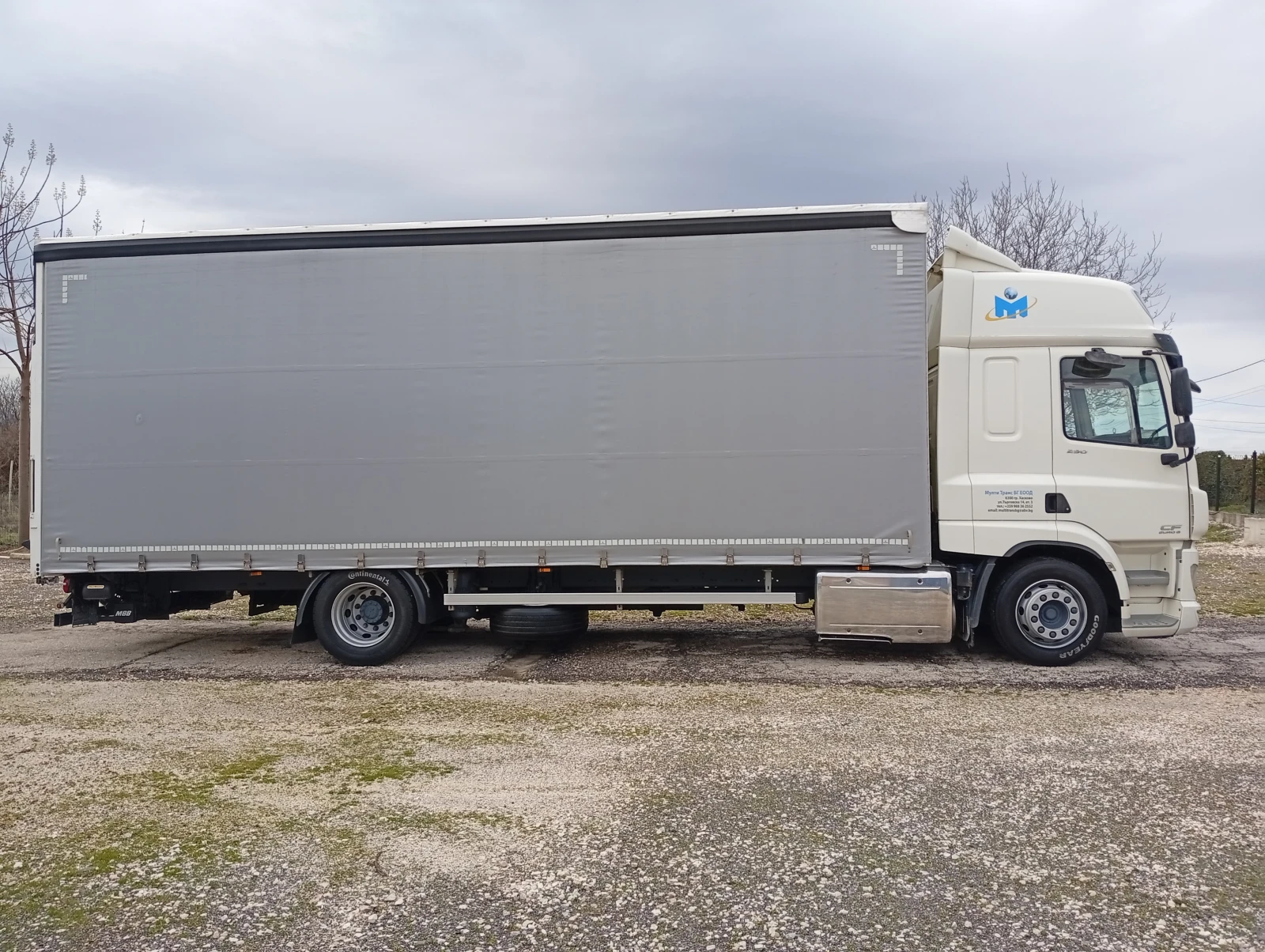 Daf CF Euro 6 , Д-8.15m., В-3m, падащ борд, снимка 2 - Камиони - 54030299