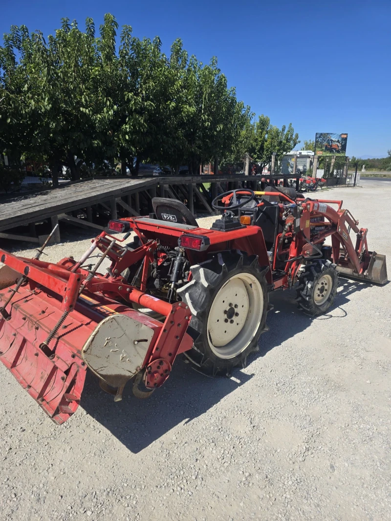 Трактор Yanmar F 18 с челен товарач !, снимка 3 - Селскостопанска техника - 51736465