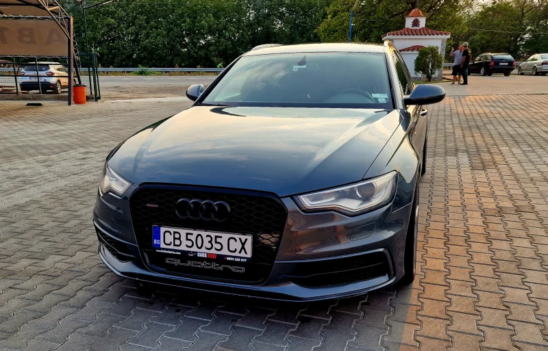 Audi A6 Bitdi 313hp S Line, Каско, Activ Sound, Multi, снимка 5 - Автомобили и джипове - 47341860