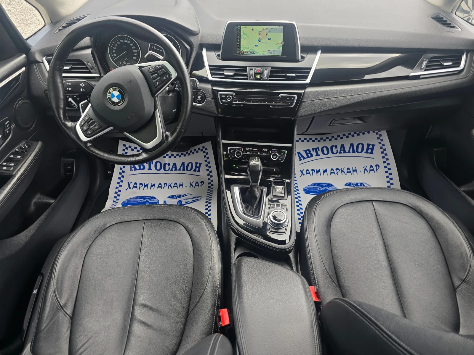BMW 2 Active Tourer 2.0D-FACE-AVTOMATIK-8 СКОРОСТИ-X-DRIVE-НАВИГАЦИЯ, снимка 14 - Автомобили и джипове - 54620157