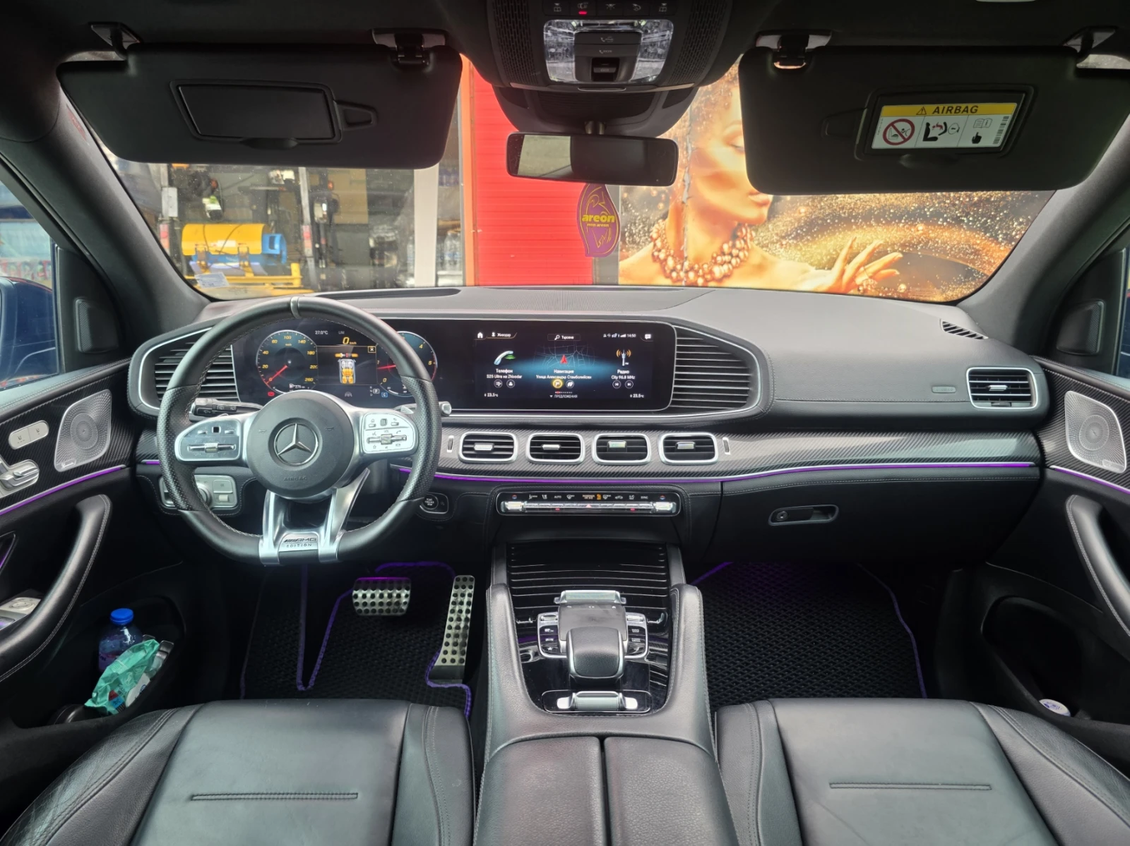 Mercedes-Benz GLE 400 AMG 63 визия | 7 места | Burmester | Панорама., снимка 10 - Автомобили и джипове - 55193797