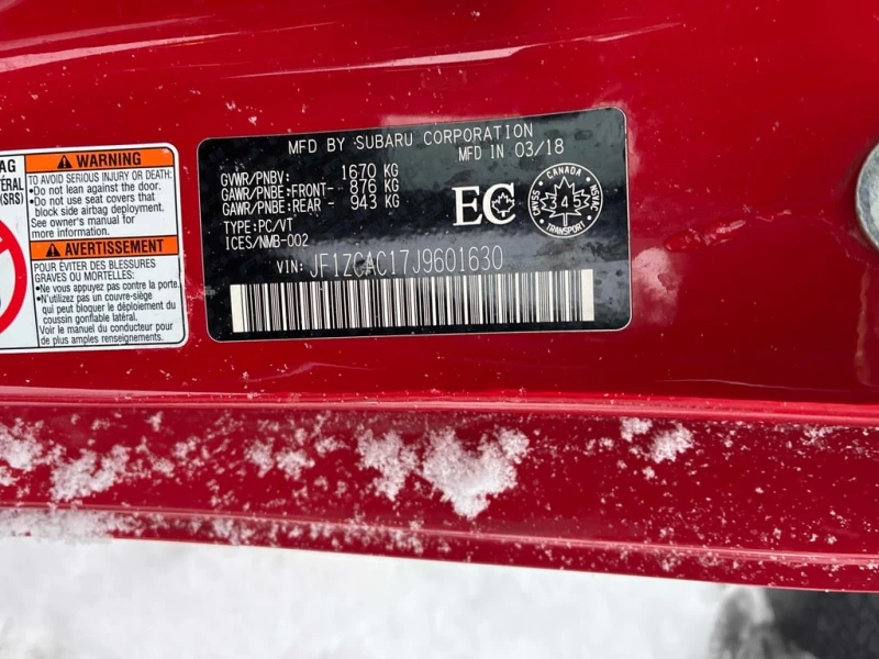 Subaru BRZ * Sport tech RS * CARFAX * БЕЗ ПЪРВОНАЧАЛНА ВНОСКА, снимка 11 - Автомобили и джипове - 53206615