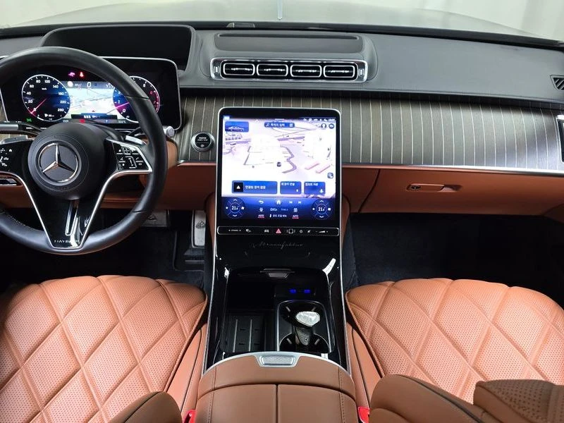 Mercedes-Benz Maybach Maybach S680 4MATIC| 630к.с.| ВКЛ.ТЕХНОТЕСТ, снимка 7 - Автомобили и джипове - 55132161
