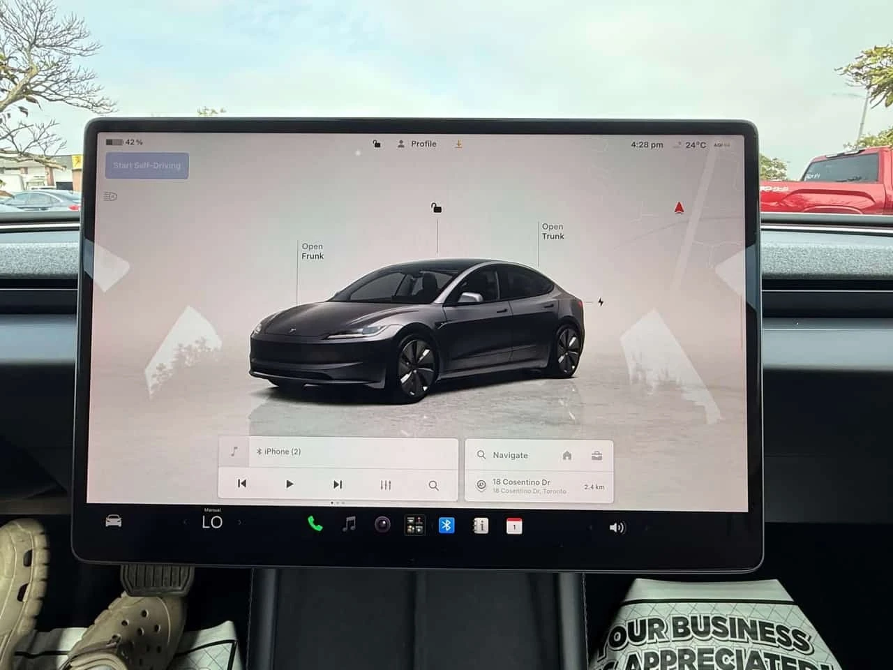 Tesla Model 3 * AWD Long Range * CARFAX * , снимка 15 - Автомобили и джипове - 56646305