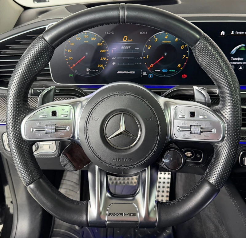 Mercedes-Benz GLS 63 AMG 4Matic+ Carbon* Ceramic* TV* Pano* HuD* Exclusive, снимка 14 - Автомобили и джипове - 53498720