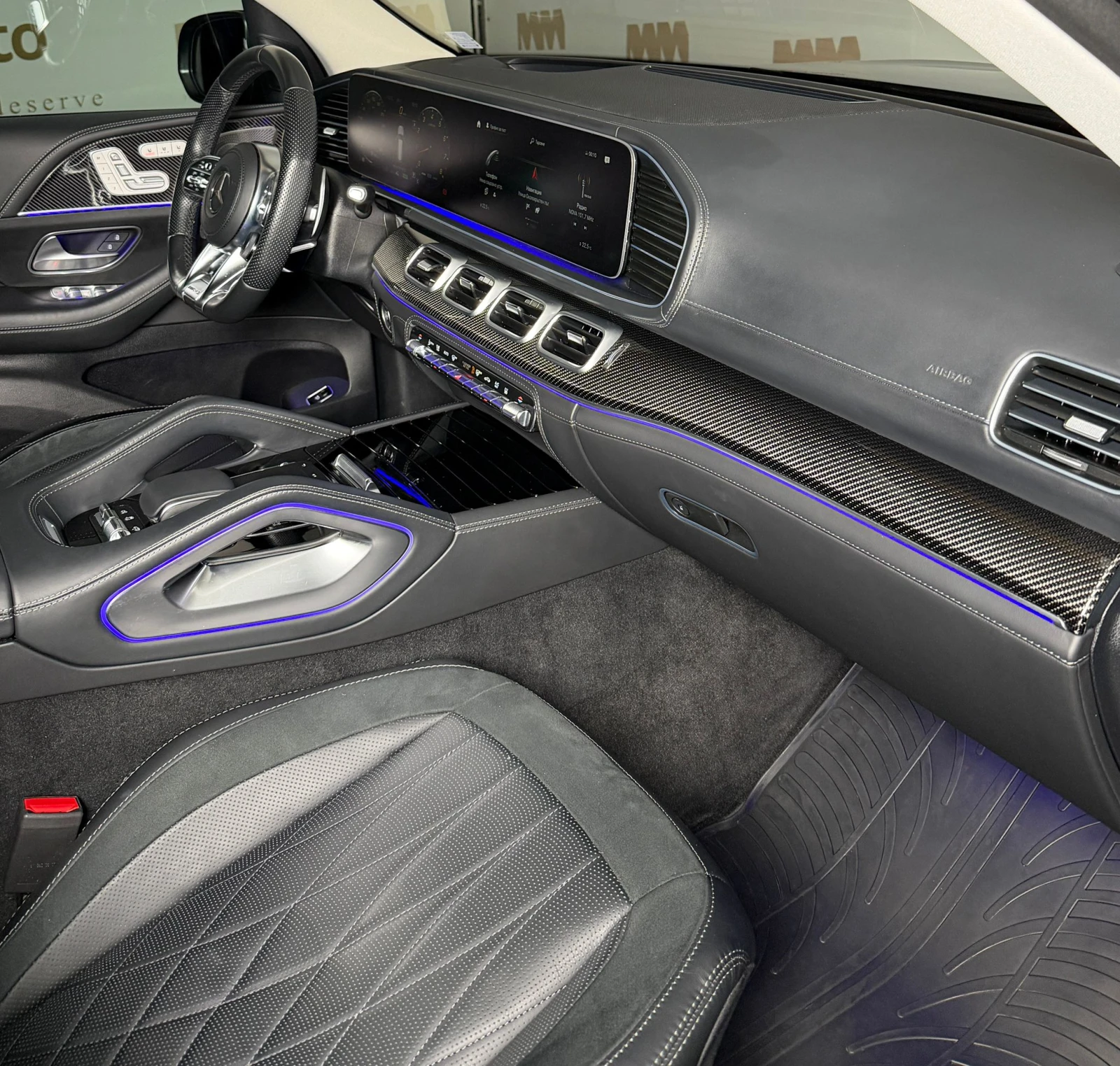 Mercedes-Benz GLS 63 AMG 4Matic+ Carbon* Ceramic* TV* Pano* HuD* Exclusive | Mobile.bg � ����������� 11