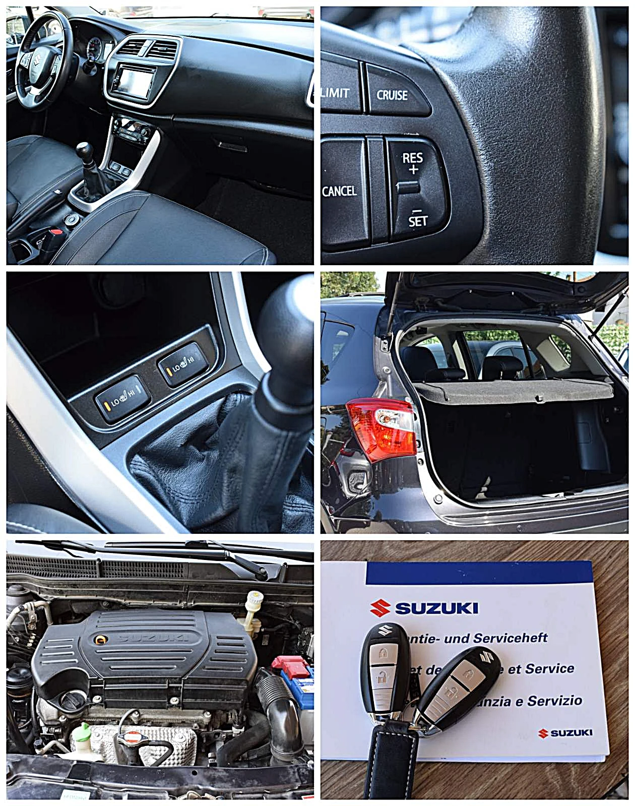 Suzuki SX4 S-Cross 1.6ШВЕЙЦАРИЯ/LUX/КОЖА/НАВИ/КЛИМАТРОНИК/АВТОПИЛОТ, снимка 16 - Автомобили и джипове - 55567328