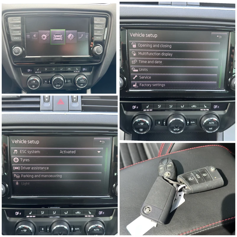 Skoda Octavia VRS 2.0TDi DSG-ACC DiSTRONIC-LANE-ПАНОРАМА, снимка 17 - Автомобили и джипове - 52745593