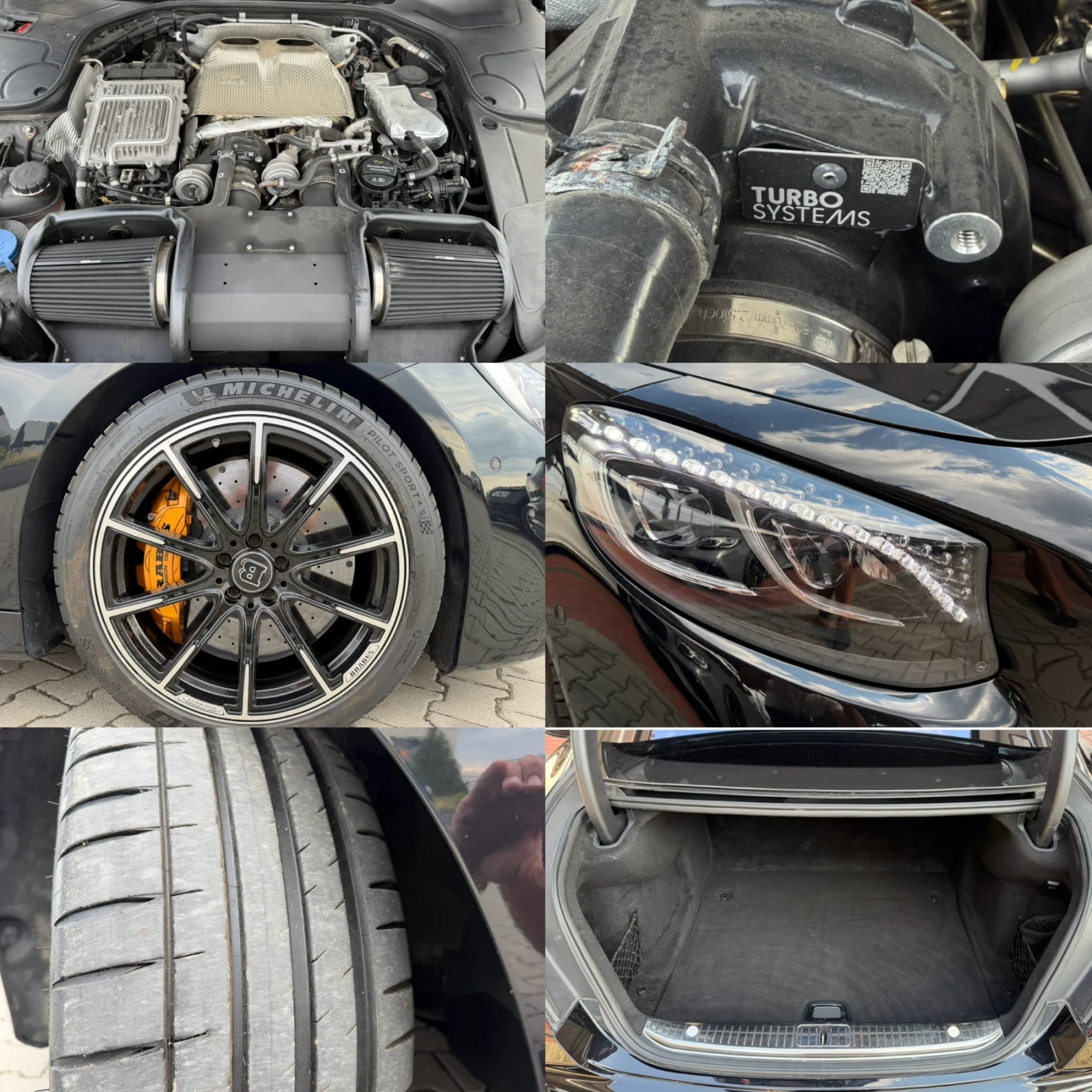 Mercedes-Benz S 63 AMG SWAROVSKI#BRABUS900#DESIGNO#FULL FULL FULL, снимка 16 - Автомобили и джипове - 55145339