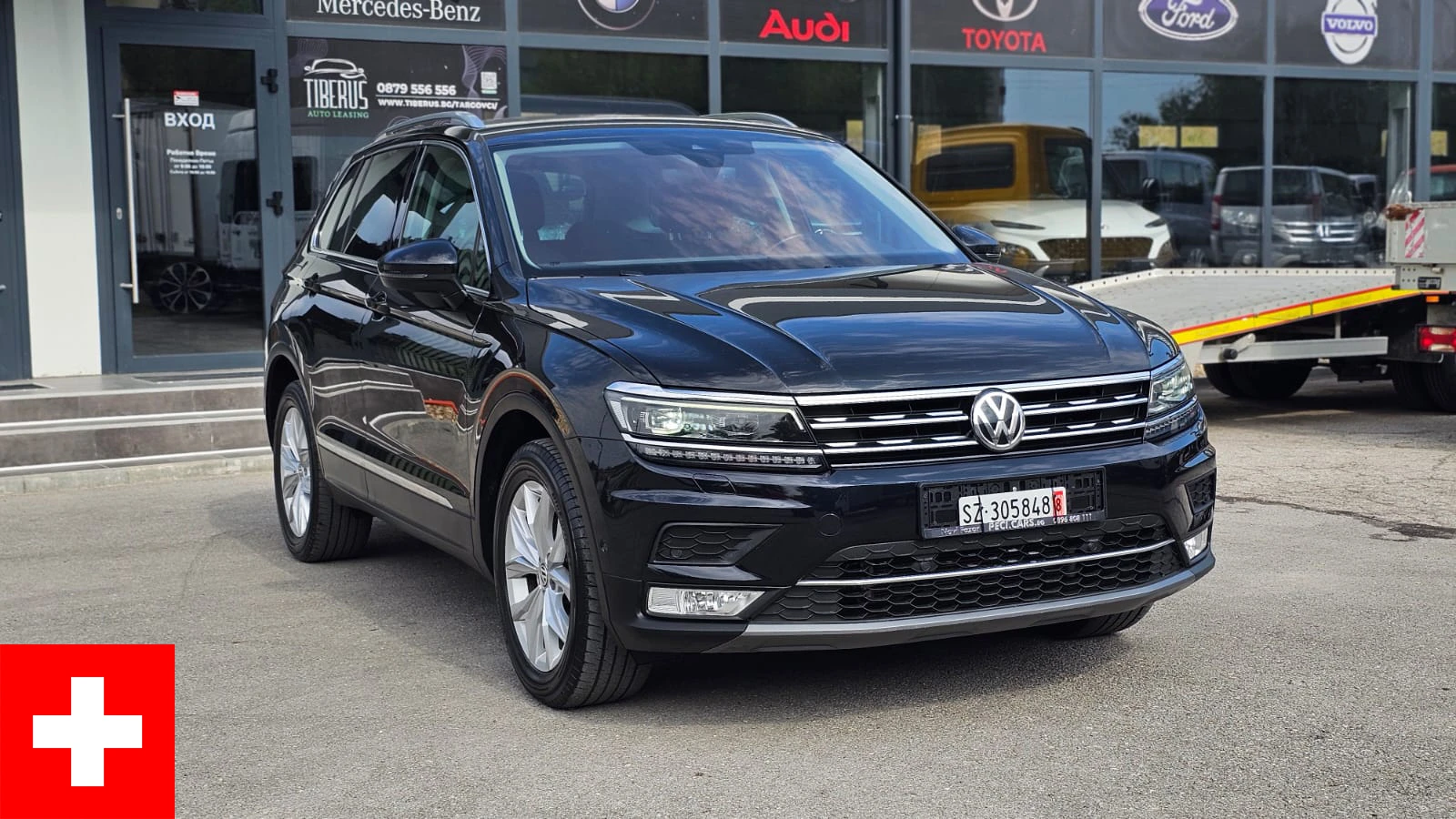 VW Tiguan 2.0TDi 150HP 4x4 7DSG CH-ДИСТРОНИК-LED-ЛИЗИНГ