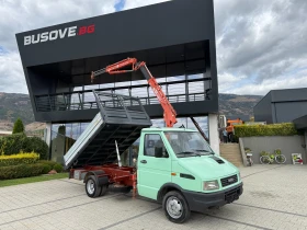 Iveco Daily 35-10 TurboDaily до 3.5т. 3.00м. Самосвал с кран , снимка 1