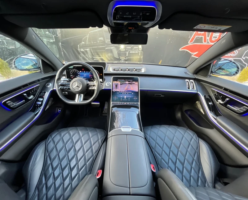 Mercedes-Benz S 400 4-MATIC* LONG* HEAD-UP* PANO* AMG* СОБСТВЕН ЛИЗИНГ, снимка 11 - Автомобили и джипове - 52829066