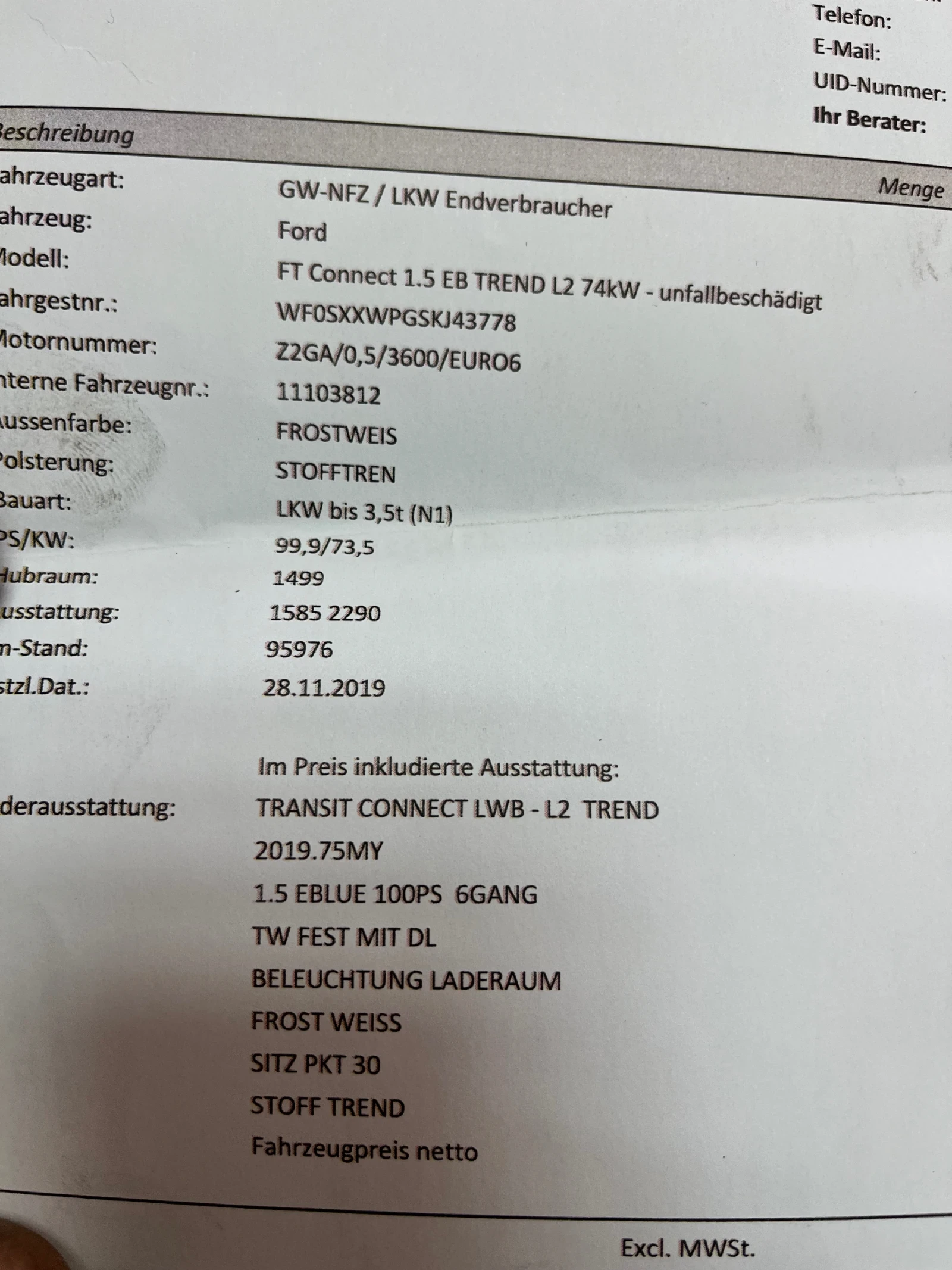 Ford Connect 1.5 TDCI 101 ps - изображение 6