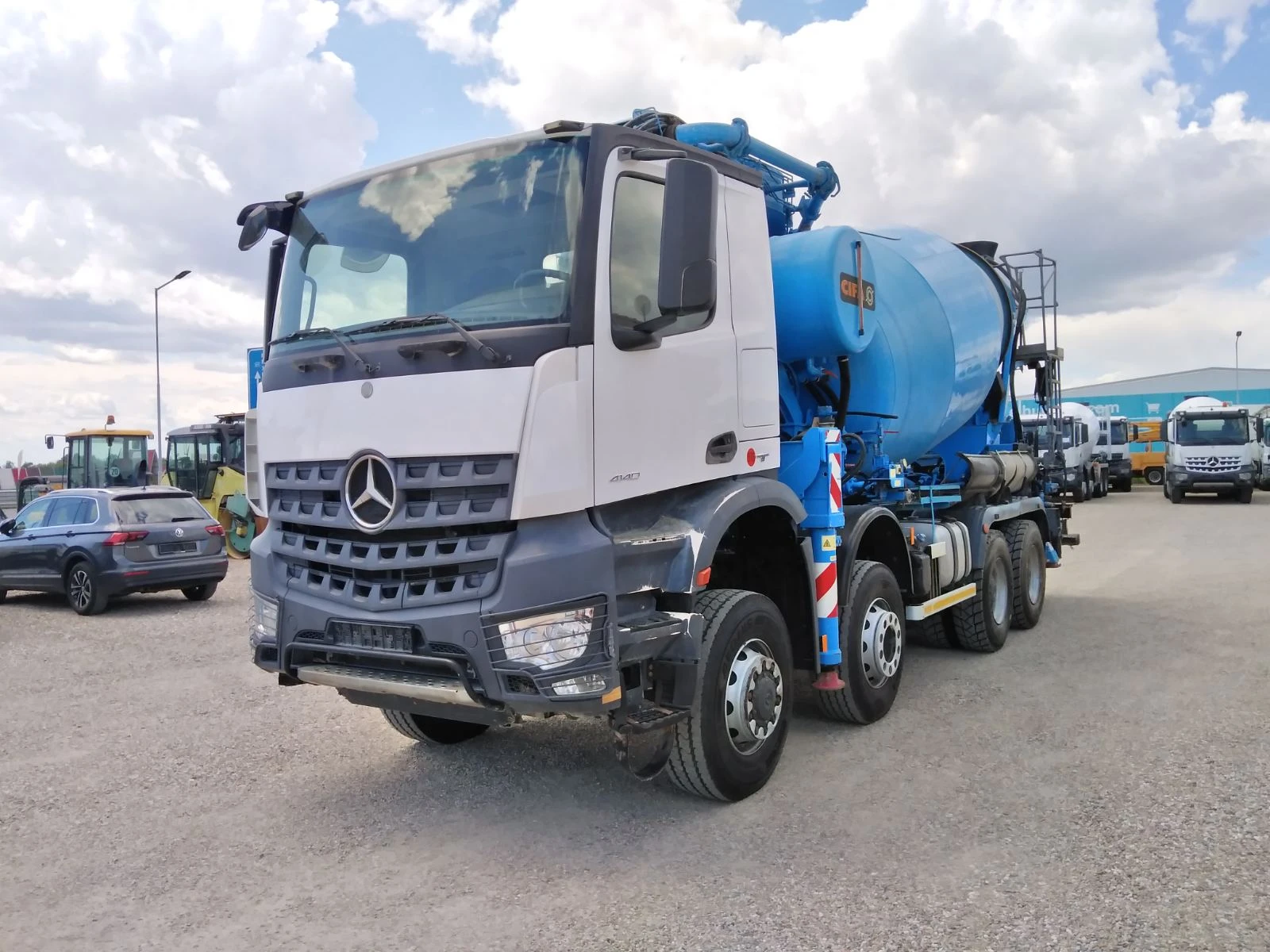Бетон помпа Mercedes-Benz 4140 CIFA MAGNUM MK28.4L 8X6, снимка 3 - Индустриална техника - 55443558