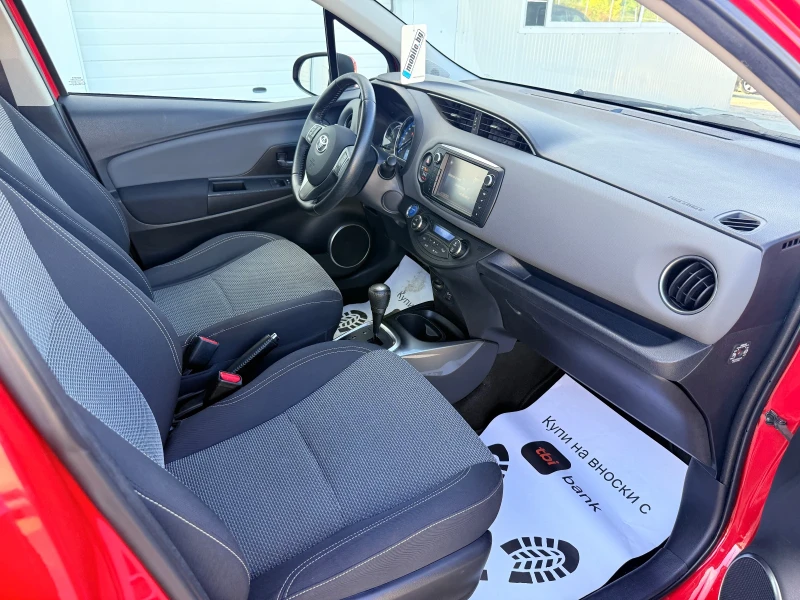 Toyota Yaris 1.5* HYBRID* AВТОМАТ* FACE* КАМЕРА* НАВИ* ЕВРО6* , снимка 16 - Автомобили и джипове - 51825387