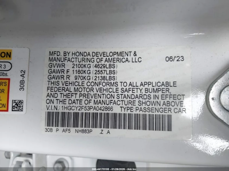 Honda Accord 2l Hybrid Sport, снимка 9 - Автомобили и джипове - 53520184