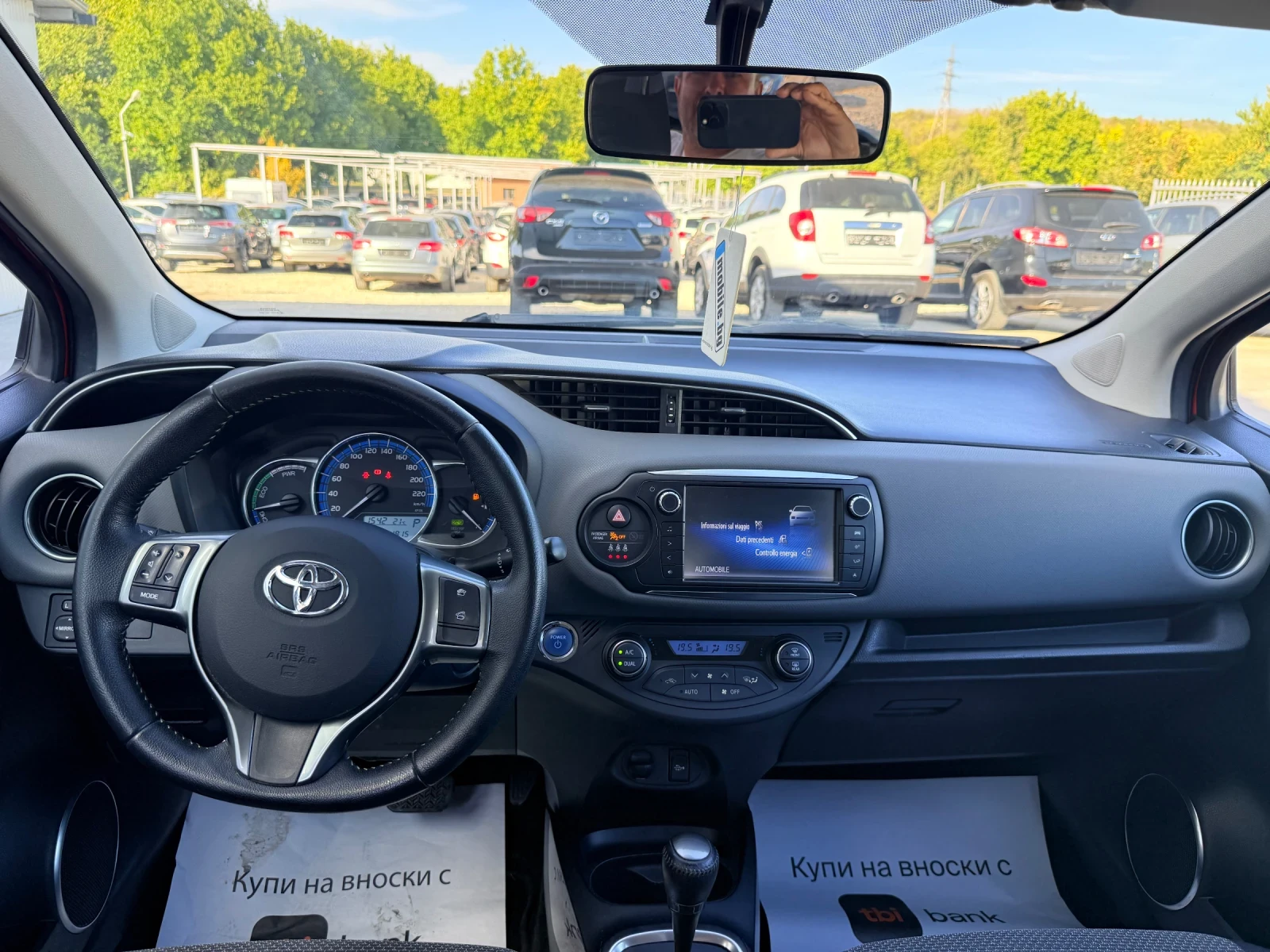 Toyota Yaris 1.5* HYBRID* AВТОМАТ* FACE* КАМЕРА* НАВИ* ЕВРО6*  - изображение 8