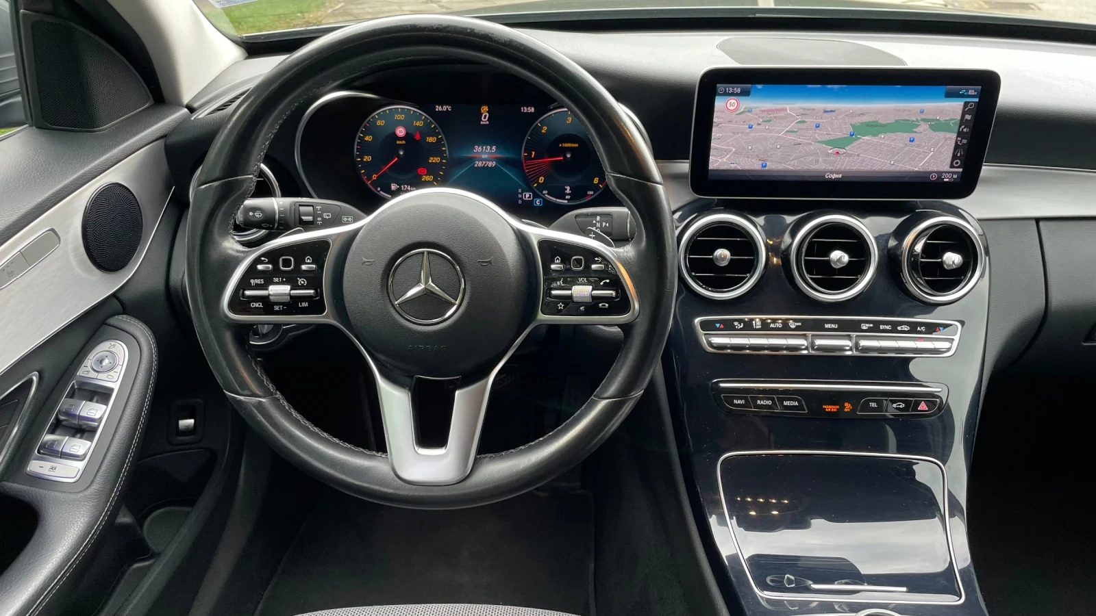 Mercedes-Benz C 220 4 matic/ 194 к.с/ EURO 6D/ , снимка 13 - Автомобили и джипове - 55001676