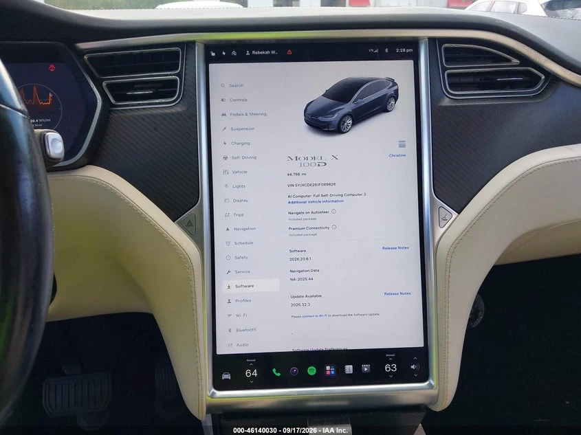 Tesla Model X 100D/75D/P100D, снимка 7 - Автомобили и джипове - 56525924