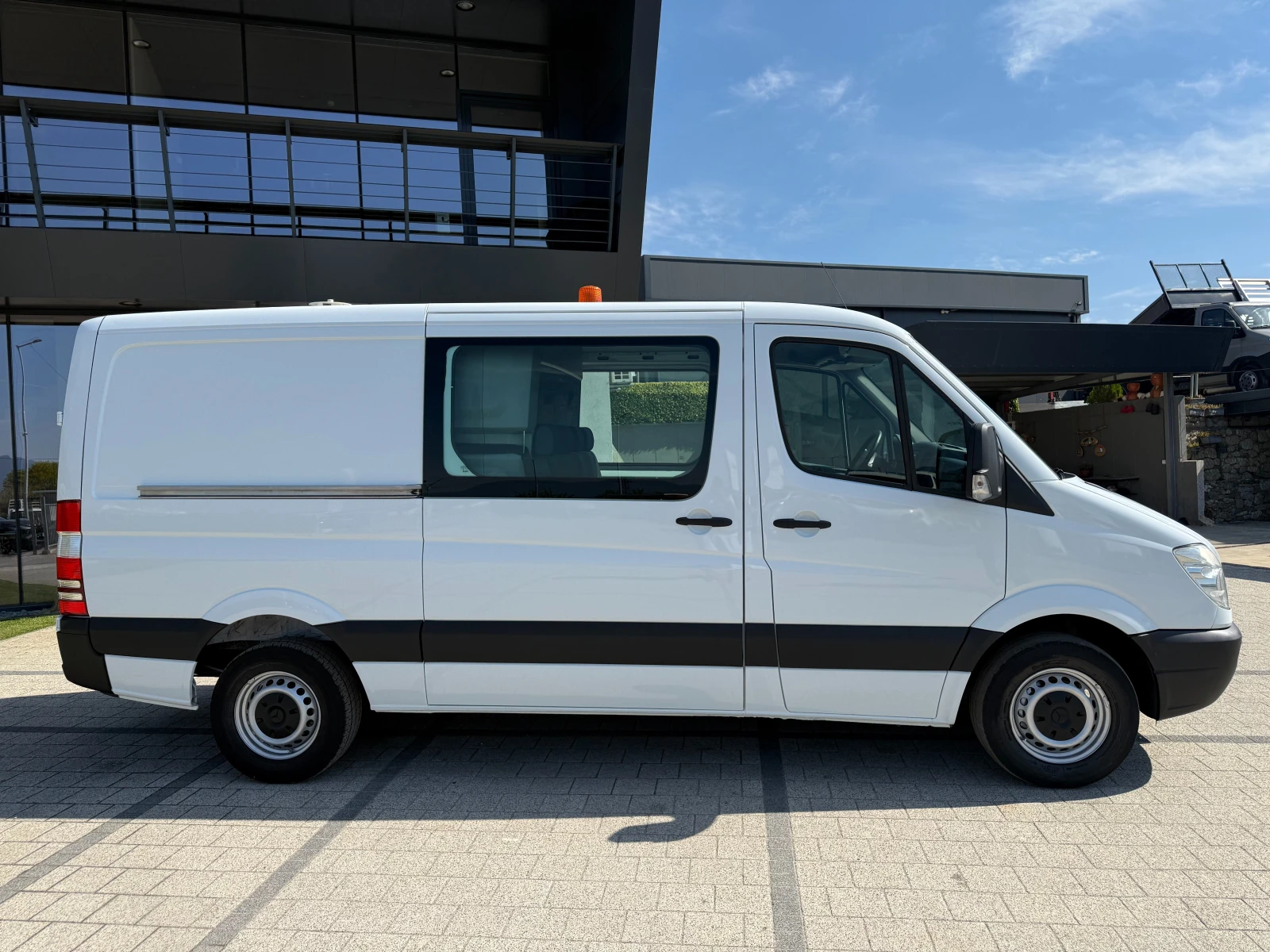Mercedes-Benz Sprinter 313CDI Товаропътнически 7-местен Клима L2H1 Euro5 , снимка 8 - Бусове и автобуси - 56138688