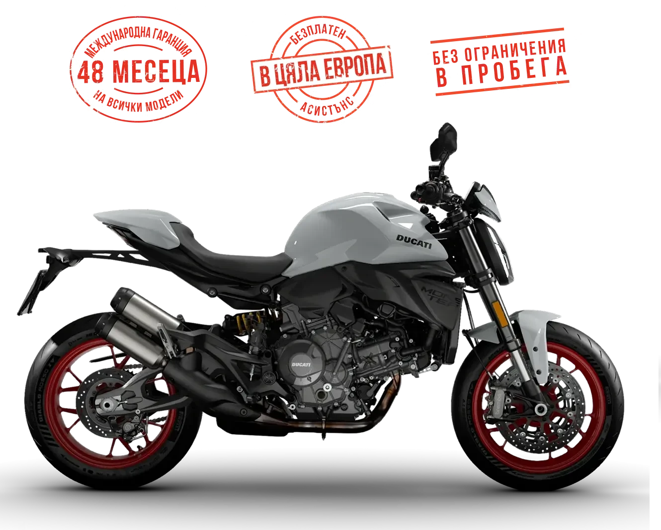 Ducati Monster + ICEBERG WHITE, снимка 1