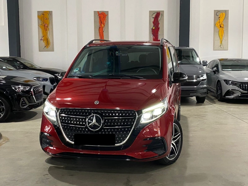 Mercedes-Benz V 300 d/AMG/4M/FACELIFT/LONG/AVANTGARDE/NIGHT/MULTIBEAM/, снимка 2 - Автомобили и джипове - 48322089