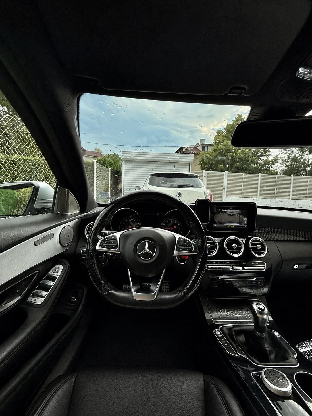 Mercedes-Benz C 180 | 2.0 Turbo | 360 | Burmester | LED | Обслужена, снимка 8 - Автомобили и джипове - 56196397