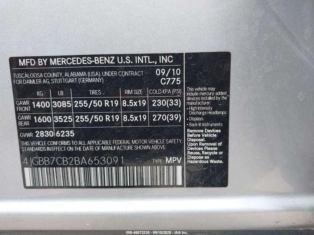 Mercedes-Benz ML 550 AMG * FACELIFT * 4MATIC * CARFAX *  | Mobile.bg � ����������� 9