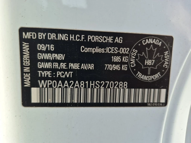 Porsche Cayman 2017 718 * БЕЗ ПЪРВОНАЧАЛНА ВНОСКА* , снимка 17 - Автомобили и джипове - 52959156