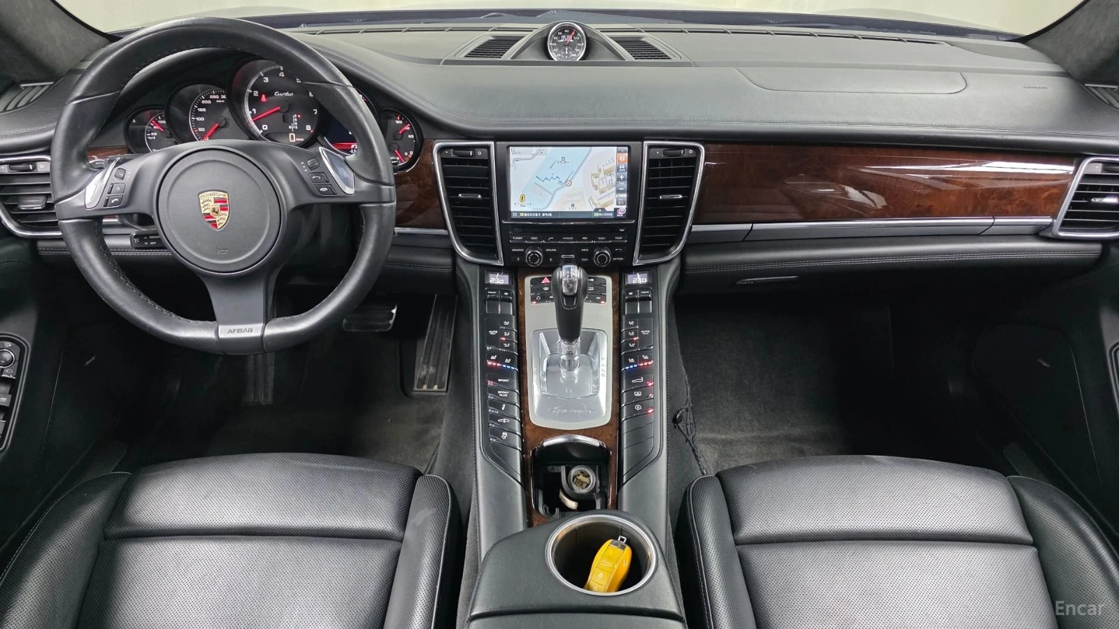 Porsche Panamera 4.8 TURBO* КОЖА* ПОДГРЕВ* ОБДУХВ* ПАНО* , снимка 7 - Автомобили и джипове - 55435054